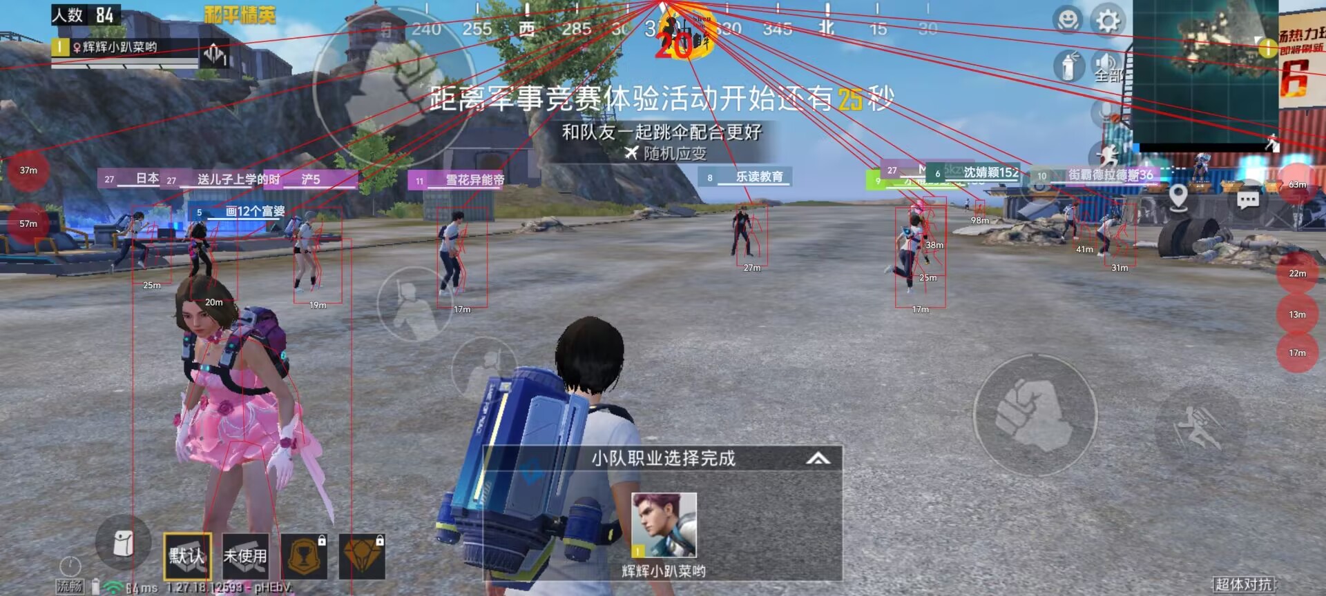 和平精英《天之蓝》辅助